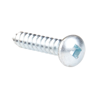 Tapping Screw Pan Head, #12 x 1-1/4" L, Zinc Plated Duraquip Inc