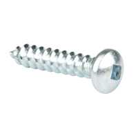 Tapping Screw Pan Head, #14 x 1-1/4" L, Zinc Plated Duraquip Inc