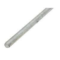 Tige filet&eacute;e, 1/4"-20, 36" lo, Galvanis&eacute;, Grade Calibre 2 Duraquip Inc