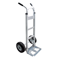 Diable d&eacute;mont&eacute;, Prise Double, Aluminium, Hauteur de 50-5/8", Capacit&eacute; 500 lb Duraquip Inc