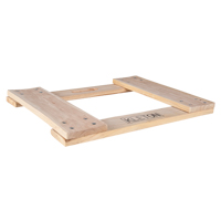 Hardwood Dolly Frame, Not Included Wheels, 900 lbs. Capacity, 18" W x 24" D x 1.5" H Duraquip Inc