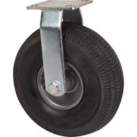 Roulettes de rechange pour chariots &agrave; plateforme robustes, Fixe, 10" (254 mm), Pneumatique, 400 lb (181 kg) Duraquip Inc
