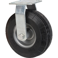 Roulettes anticrevaisons, Fixe, 8" (203,2 mm), Anticrevaison, 275 lb (125 kg) Duraquip Inc