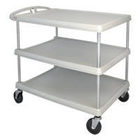 Chariot utilitaire myCart, 3 tiers, 26" x 36-7/8" x 36", Capacit&eacute; 500 lb Duraquip Inc