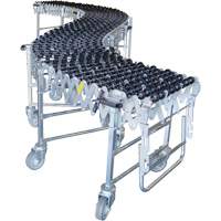 Expandable/Flexible Conveyors, 30" W x 8' 6" L, 226 lbs. per lin. ft. Capacity Duraquip Inc