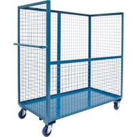 Chariot grillag&eacute; pour transport , Acier, 24" x 55" x 36", Capacit&eacute; 1200 lb Duraquip Inc