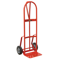 Hand Truck with Reinforced Noseplate - 126DRN-HB , P-Handle Handle, Steel, 51" Height, 800 lbs. Capacity Duraquip Inc