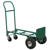 Greenline Economical Convertible Hand Truck, Steel, 600 lbs. Capacity Duraquip Inc
