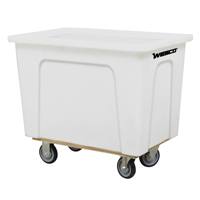 Box Truck, White Polyethylene, 35" L x 24" W x 30" H, 10 cu. Ft. Volume, 450 lbs. Capacity Duraquip Inc