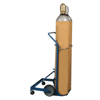 Chariot professionnel CC-2 pour deux bouteilles de gaz, Roues Caoutchouc moul&eacute;, Base de 16-7/8" la x 7-1/4" lo, 500 lb Duraquip Inc