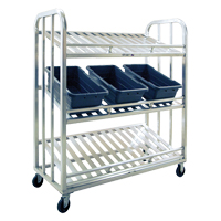 Picking Cart, 3 Tiers, 59" W x 67-1/2" H x 26" D, 1000 lbs. Capacity Duraquip Inc
