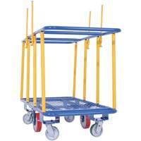 Horizontal Panel Cart, 63-7/16" x 28-1/2" x 40-15/16", 2000 lbs. Capacity Duraquip Inc