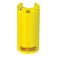 Polyethylene Rack Guard, 5" W x 6" L x 8" H, Yellow Duraquip Inc