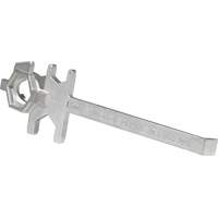 Drum Wrench, 3/4"/2" Opening, 9-1/2" Handle, Stainless Steel MO875 | Duraquip Inc