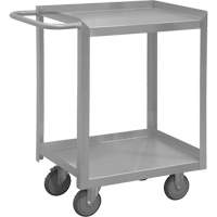 Industrial Grade Shelf Cart, 2 Tiers, 24-1/8" W x 35" H x 42" D, 1200 lbs. Capacity Duraquip Inc