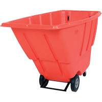 Tilt Truck, Polyethylene, 0.5 cu. yd., 450 lbs. Load Capacity Duraquip Inc