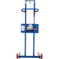 Low Profile Lite Load Lift, Hand Winch Operated, 400 lbs. Capacity, 55" Max Lift MP143 | Duraquip Inc