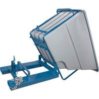 Conteneurs autobasculeurs, Poly&eacute;thyl&egrave;ne, 1-1/10 vg(3), Gris Duraquip Inc