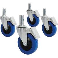Mini 4" Casters with Locking Pin Duraquip Inc
