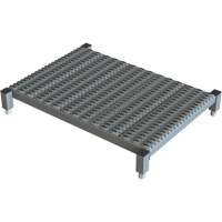Adjustable Height One-Step Work Platform, 24" W x 36" D, 800 lbs. Capacity, All-Welded Duraquip Inc