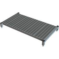 Adjustable Height One-Step Work Platform, 24" W x 48" D, 800 lbs. Capacity, All-Welded Duraquip Inc
