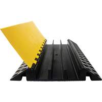 Protecteur de c&acirc;ble droit robuste Powerhouse, 3 canaux, 36" lo x 19,75" la x 3" h Duraquip Inc