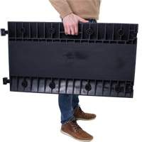 Protecteur de c&acirc;ble de s&eacute;rie moyenne Powerhouse, 5 canaux, 36" lo x 19,63" la x 2,25" h Duraquip Inc