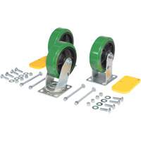 H Series Self-Dumping Hopper Caster Kit Duraquip Inc