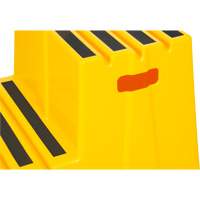 Industrial Step Stool, 2 Steps, 26" x 22-7/16" x 19-11/16" High Duraquip Inc