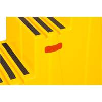 Escabeau industriel, 3 marches, 34-13/16" x 22-7/16" x Hauteur 28-1/2" Duraquip Inc