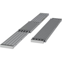 Telescoping Work Plank, 108" W x 12" D, 250 lbs. Capacity, Knocked Down Duraquip Inc