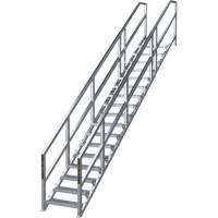 Syst&egrave;me d'escalier modulaire pour la construction de 17-21 marches SmartStairs, 157-1/2" ha Duraquip Inc