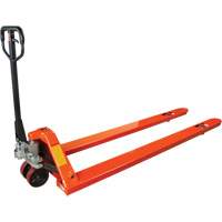 8' Long Fork Hydraulic Pallet Trucks, 96" L x 27" W, 4400 lbs. Capacity Duraquip Inc