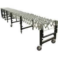 Expandable Conveyor, 23" W x 24' L, 200 lbs. per lin. ft. Capacity Duraquip Inc