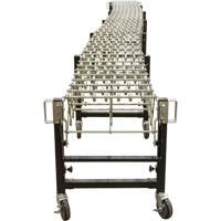 Expandable Conveyor, 23" W x 24' L, 200 lbs. per lin. ft. Capacity Duraquip Inc