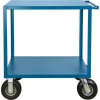  Chariot &agrave; tablettes pour l'ext&eacute;rieur, 2 Tiers, 18" la x 39" h x 33" p, Capacit&eacute; 1200 lb Duraquip Inc