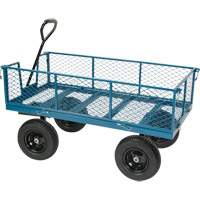 Wagon avec c&ocirc;t&eacute;s rabattables, 24" la x 48" la x Capacit&eacute; 800 lb Duraquip Inc