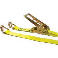 Tendeur d'arrimage pour treuil, Crochet en J, 30' , 3" , Charge d'utilisation max. 5400 lb (2449 kg) Duraquip Inc