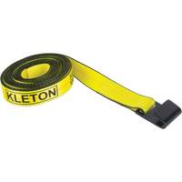 Logistic Strap, Flat Hook, 2" W x 30' L, 3335 lbs. (1512 kg) Working Load Limit Duraquip Inc