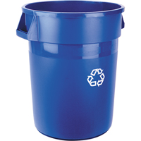 Contenant de collecte des d&eacute;chets recyclable Brute, Vrac, Plastique, 32 gal. US Duraquip Inc