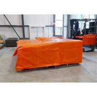 B&acirc;ches isol&eacute;es, Poly&eacute;thyl&egrave;ne, Orange, 20' x 12' x 8 mils Duraquip Inc