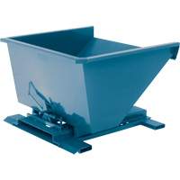 Self-Dumping Hopper, Steel, 3/4 cu.yd., Blue NB954 | Duraquip Inc