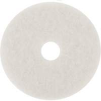 Floor Pad, 18", Polish, White NC662 | Duraquip Inc