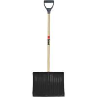 Nordic Snow Shovel, Polypropylene Blade, 17-3/4" Wide, D-Grip Handle Duraquip Inc
