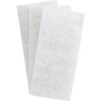 Doodlebug™ White Cleaning Pad, 10" L x 4-1/2" W NH327 | Duraquip Inc