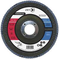 Disque &agrave; lamelles PowerBlend, 7" x 7/8", Type 29, Grain Z40, Alumine de zirconium Duraquip Inc
