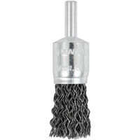 E050-20 Shaft Mounted Crimped End Brush, 1/2", 0.02" Fill, 1/4" Shank Duraquip Inc
