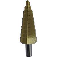 JET-KUT&reg; Super Premium M35 Step Drill, 3/16" - 1/2" , 1/16" Increments, High Speed Steel Duraquip Inc
