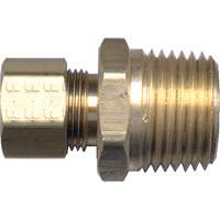 Male Pipe Connector, 3/16" x 1/8" Dia, Brass Duraquip Inc
