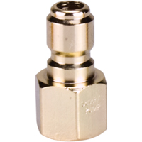 3/8" Female Plated Steel Quick Disconnect Plug Duraquip Inc
